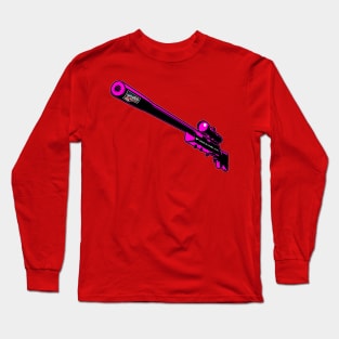 Punchado Sniper Rifle Blank Text, v. Code Fusha Long Sleeve T-Shirt